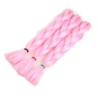 pink kanekalon braiding packs leticia logo
