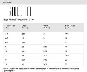 img 1 attached to 👔 Gioberti Boys Satin Formal Vest: Essential Boys' Clothing for Suits & Sport Coats