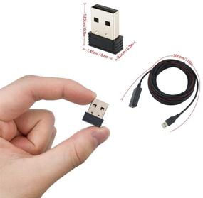 img 3 attached to 🚴 Enhance Your Bike Trainer Experience: USB ANT+ Stick Dongle Adapter with 3 Meters Extension Cable for Zwift, TheSufferfest, TrainerRoad, Rouvy