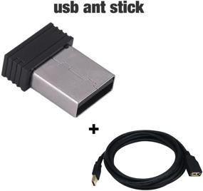 img 1 attached to 🚴 Enhance Your Bike Trainer Experience: USB ANT+ Stick Dongle Adapter with 3 Meters Extension Cable for Zwift, TheSufferfest, TrainerRoad, Rouvy