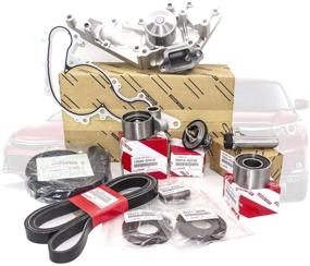 img 4 attached to 🔧 Timing Belt & Water Pump Kit for T-OYOTA 4Runner Tundra V8 4.7 - High-Performance Replacement