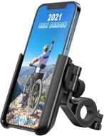 🚲 visnfa 360° rotatable bike phone mount - universal bicycle motorcycle scooter accessories handlebar phone clip / holder for smartphones 3.5-7.0 inches logo