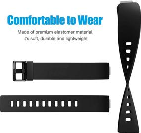 img 2 attached to Tobfit Sport Bands: Stylish Accessories Strap for Fitbit Inspire HR/Inspire/Ace 2 Fitness Tracker - Perfect for Women & Men, Available in Small & Large Sizes