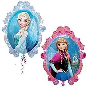 img 2 attached to 🎈 Frozen Frame Helium Foil Balloon Supershape: Eye-Catching 25" X 31" Delight [Toy]