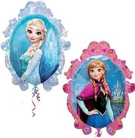 img 1 attached to 🎈 Frozen Frame Helium Foil Balloon Supershape: Eye-Catching 25" X 31" Delight [Toy]