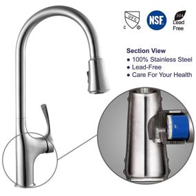 img 3 attached to 💧 Primy Commercial Lead-Free Stainless High Arc Faucet: Premium Quality for Efficient Performance