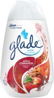 🍏 glade твердый ночник - яблоко и корица 6 унций: упаковка из 12 штук, долговременный аромат логотип