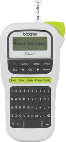 img 4 attached to 🏷️ Brother P-Touch PTH110 Lightweight Label Maker with Qwerty Keyboard and One-Touch Keys - White