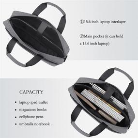 img 3 attached to MCHENG Briefcase Business Shoulder Compatible