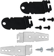 🔧 dishwasher mounting bracket side kit with screws - ultra durable replacement for whirlpool ken-more amana dishwasher: 8212560, 8269145 (replaces 1201084, ap3953705, ps1487167, eap1487167) by beaquicy логотип