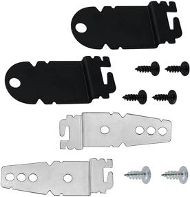 img 4 attached to 🔧 Dishwasher Mounting Bracket Side Kit with Screws - Ultra Durable Replacement for Whirlpool Ken-more Amana Dishwasher: 8212560, 8269145 (Replaces 1201084, AP3953705, PS1487167, EAP1487167) by Beaquicy