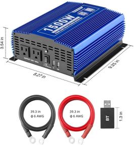 img 3 attached to KINVERCH 1500W Pure Power Inverter