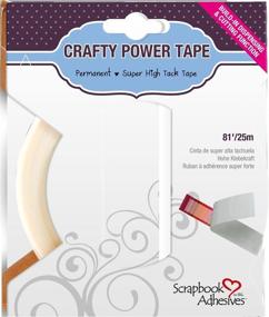 img 2 attached to 3L Scrapbook Adhesives - Crafty Power Double Sided Tape with Dispenser - Translucent 1/4-Inch - 81-Feet