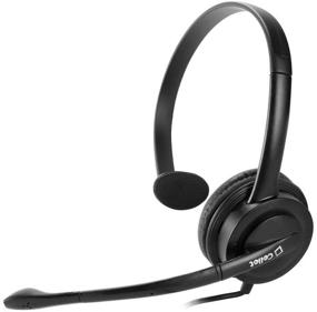 img 4 attached to 🎧 Cellet Over The Head 3.5mm Monaural Headset: Hands-Free Calls with 6-Feet Cord for Mobile Phones Apple iPhone Samsung Galaxy LG Blackberry Motorola (3.5mm Jack) - Superior Sound Quality and Comfort