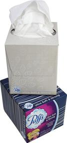 img 1 attached to Puffs Ultra Soft Non-Lotion Tissue - 6 Boxes of 56 2-Ply Tissues: Gentle, Absorbent & Skin-Friendly!