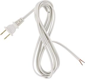 img 2 attached to Versatile 8-Foot White Lamp Electrical Cord for DIY Projects and Crafts