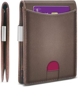 img 4 attached to Кошелек BENAXIA Bifold Leather Wallets