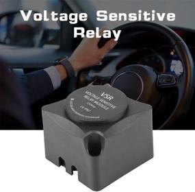 img 3 attached to Acouto Voltage Sensitive Relay 12V 125A VSR: Dual Battery Automatic Charging Relay & Smart Battery Isolator