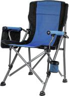 🏕️ outdoor camping chair for adults – night cat lawn folding chair, portable with cup holder and pocket, heavy-duty 120kg capacity for garden, fishing, bbq, picnic, and travel логотип