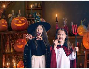 img 3 attached to 🎃 Halloween Pumpkin Magic Room Backdrop – Witch, Magical Potion, Wizard & Candle Photography Background for Kids, Children – Sorcerer Themed Party Supplies Decor Banner – 7x5ft Portrait Photo Booth Props by Allenjoy