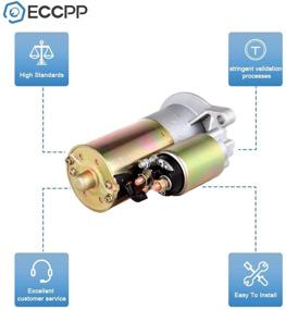 img 1 attached to 🚘 ECCPP Starters for Ford Bronco 1992-1996 5.0L 5.8L, Country Squire/Crown Victoria 1990-1991 5.0L, E-Series Vans 1992-1996 4.9L 5.0L 5.8L, F-Series Pickups 1997-1998 4.2L, Mustang 1994-2004