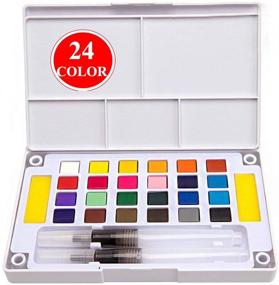 img 4 attached to Kalolary Color Watercolor Set Refillable