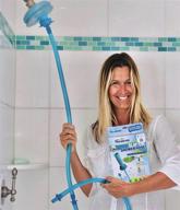 🚿 rinseroo: convenient slip-on showerhead attachment hose for sink and shower. no installation required, detachable handheld shower sprayer. fits faucets up to 6" wide. not suitable for tubs. logo