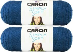 img 1 attached to 🌊 Simply Soft Solids Yarn-Ocean: Luxurious and Lush Aquatic Tones for Your Next Crochet Project