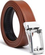 genuine leather ratchet men's belt - essential men's accessories logo