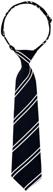 👔 british striped microfiber pre-tied boys' neckties by retreez - stylish accessories logo