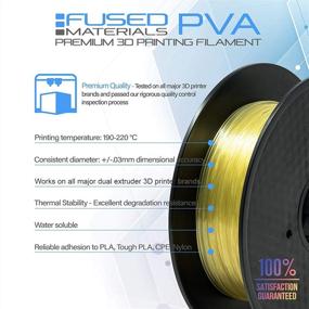 img 2 attached to 🖨️ Fused Materials Printer Filament 1.75mm: Enhance Your 3D Printing Experience