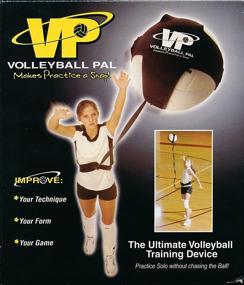 img 1 attached to 🏐 Enhance Your Volleyball Skills with the Tandem Sport Volleyball Pal Warm Up Training Aid for Solo Practice!