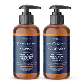 img 4 attached to Aquableu Sweet Orange Vanilla Shampoo & Conditioner Set: Natural, Soothing Formula for Dry & Damaged Hair – Sulfate & Paraben Free – 16oz (Ideal for Men & Women, Suitable for Color Treated Hair)