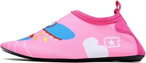 img 3 attached to Comfortable Child Outdoor Sports Aqua Socks for Yoga, Running and Swimming