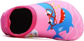 img 2 attached to Comfortable Child Outdoor Sports Aqua Socks for Yoga, Running and Swimming
