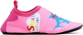 img 1 attached to Comfortable Child Outdoor Sports Aqua Socks for Yoga, Running and Swimming