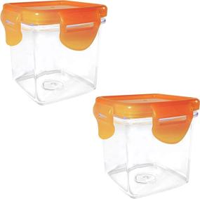 img 4 attached to 🔪 Nutrichopper 2-Pack with Airtight Locking Lid, Transparent Container, Dishwasher Safe, Food Grade Acrylic - As Seen On TV