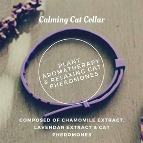 img 1 attached to Cat Calming Collar: Reduce Stress & Anxiety with Pheromones - A Portable Solution for Travel and Relaxation
