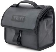yeti daytrip packable lunch charcoal logo