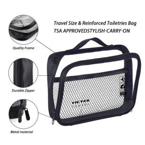 img 1 attached to TSA Approved Empty Travel Bottles Kit for Liquids 🧳 - Portable Plastic Toiletries Containers for Women/Men, Carry-On Size Set