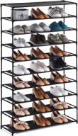 👞 efficiently organize 50 pairs of shoes with youdesure 10 tiers shoe rack - black логотип