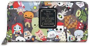 img 2 attached to 🎃 Loungefly Nightmare Before Christmas Character Zip Around Wallet