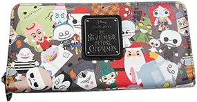 img 1 attached to 🎃 Loungefly Nightmare Before Christmas Character Zip Around Wallet