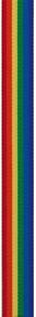 img 2 attached to Offray Rainbow Ribbon 8 Inch 9 Feet