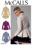 mccalls patterns misses notch collar jackets logo