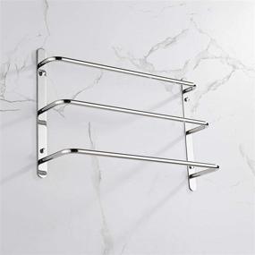 img 1 attached to Parzune Stagger Bathroom Accessories Polished