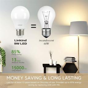 img 1 attached to Linkind Non Dimmable LED Bulb: A Standard Replacement for Energy-efficient Lighting Solution