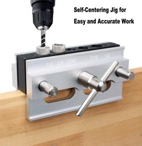 img 3 attached to 🔩 Enhance Woodworking Accuracy with YOTOO Self Centering Doweling Jig Kit - Complete Drill Guide Bushings Set for Perfect Wood Dowel Joints