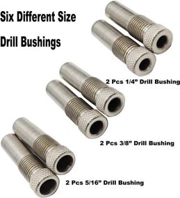 img 2 attached to 🔩 Enhance Woodworking Accuracy with YOTOO Self Centering Doweling Jig Kit - Complete Drill Guide Bushings Set for Perfect Wood Dowel Joints