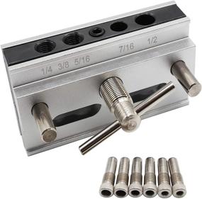 img 4 attached to 🔩 Enhance Woodworking Accuracy with YOTOO Self Centering Doweling Jig Kit - Complete Drill Guide Bushings Set for Perfect Wood Dowel Joints